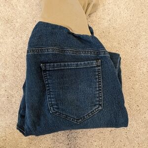 Indigo Blue Maternity Jeans, Size Medium